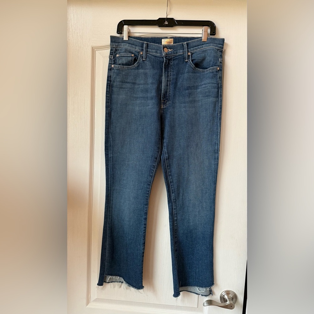MOTHER The Insider Crop Step Fray in “Girl Crush”, Size 31.